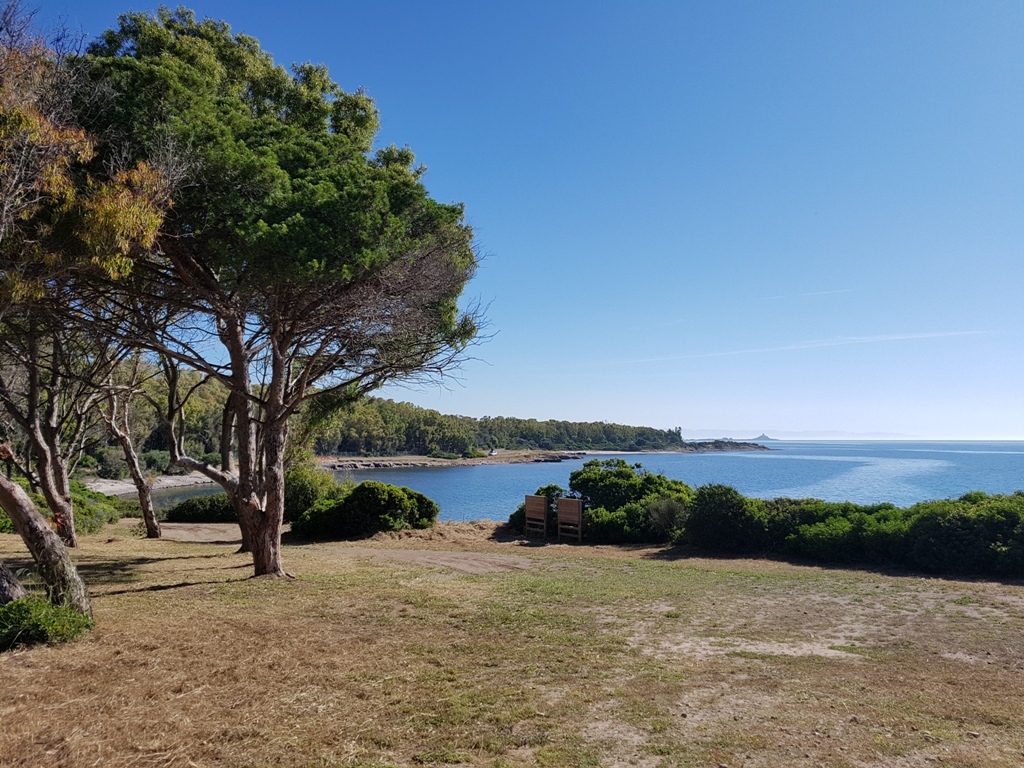 Près de la tour d'oservation di Cala D'Ostia